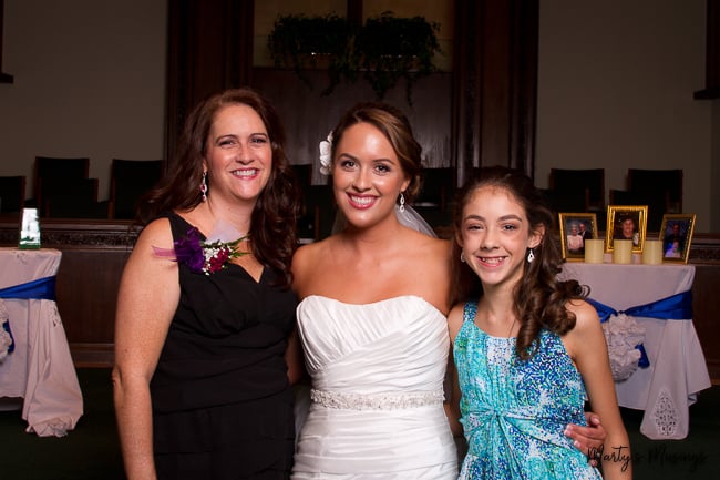 mother to adopted daughter on wedding day