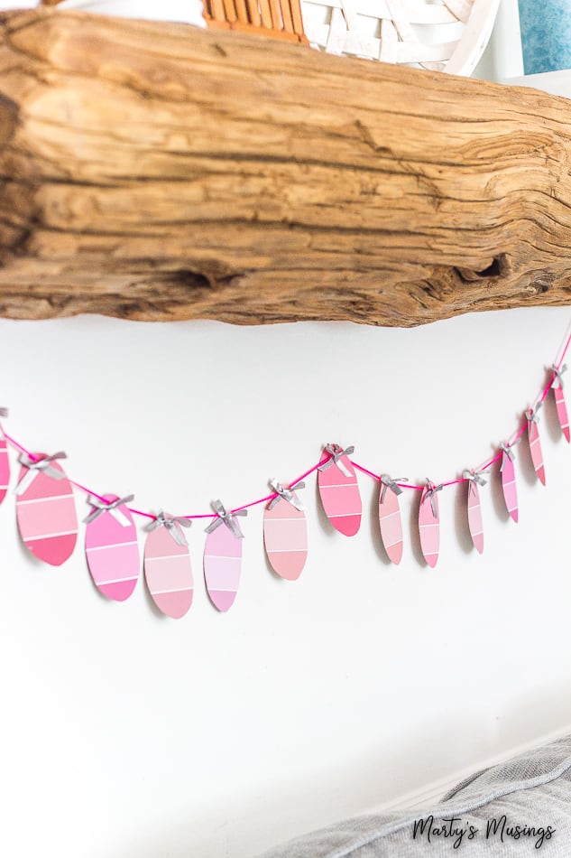 DIY Paint Chip Easter Egg Banner