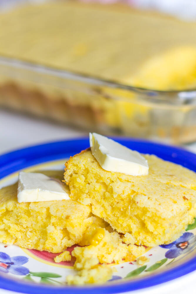 Jiffy Cornbread with Creamed Corn Printable Recipe & Video