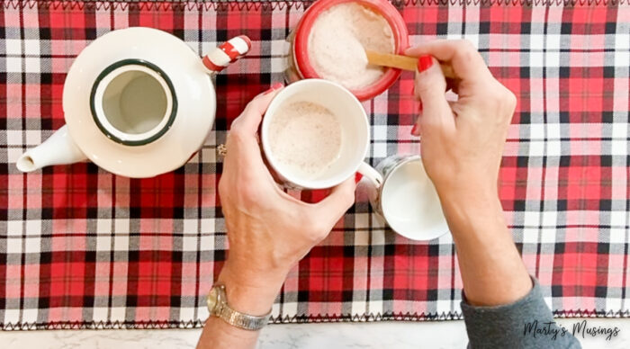 Add Instant Russian Tea to Christmas mug