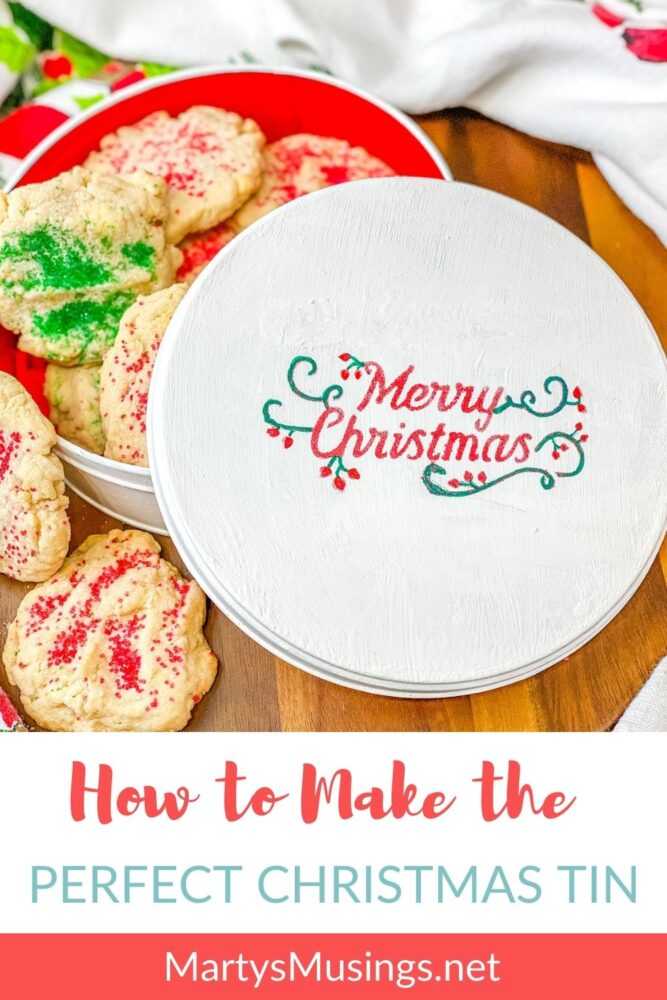 How to make the perfect Christmas Tin with sugar cookies