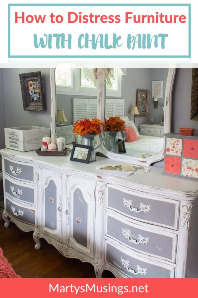 How to distress furniture with chalk paint